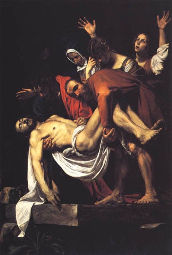 Reference: Caravaggio, The Entombment of Christ